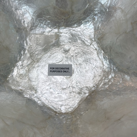 NWT Flared Capiz Shell Bowl - Picture 5 of 6